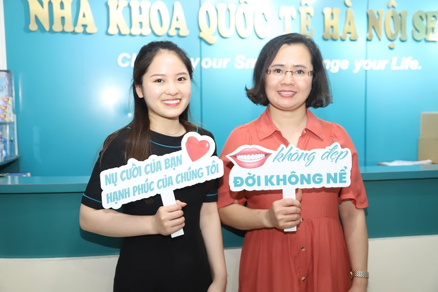 Bệnh nhân tẩy trắng răng