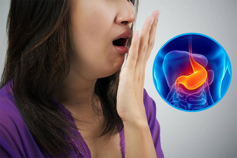 Đau dạ dày gây hôi miệng