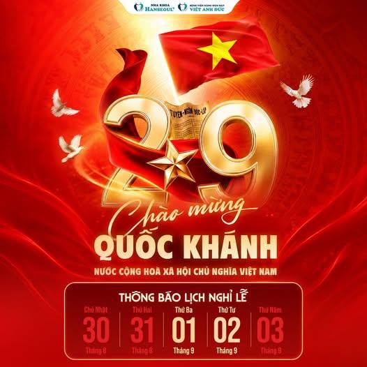 Thông báo lịch nghỉ lễ Quốc khánh 2/9 năm 2026 Thông báo lịch nghỉ lễ Quốc khánh 2/9 năm 2026