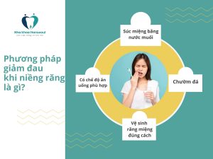 phương pháp giảm đau khi niềng răng