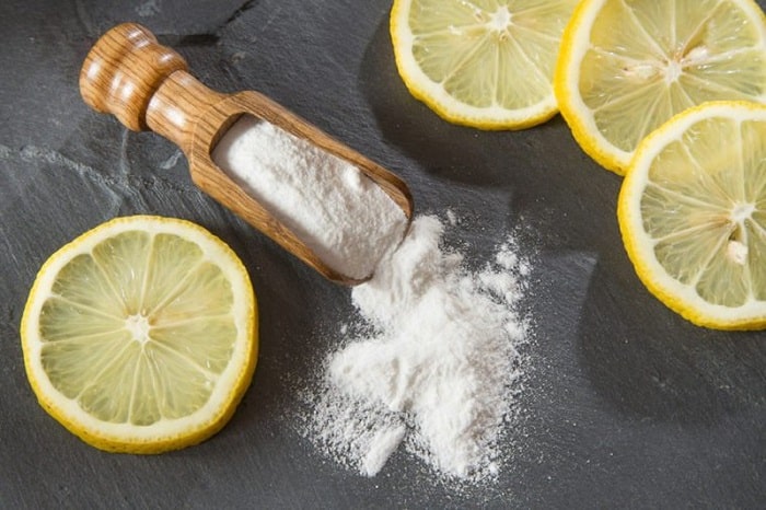 Baking soda với chanh tươi