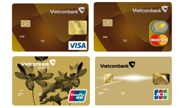Các loại thẻ tin dụng của Vietcombank