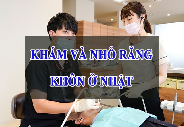 Hướng dẫn khám nhổ răng tại Nhật