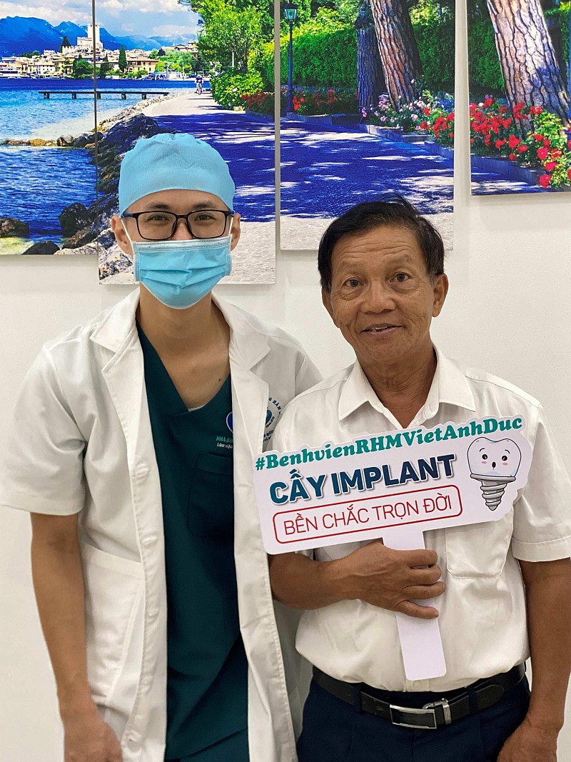 Phục hồi sức nhai khỏe - chấm dứt đau nhức cho chú Đặng Quang Dũng Phục hồi sức nhai khỏe - chấm dứt đau nhức cho chú Đặng Quang Dũng